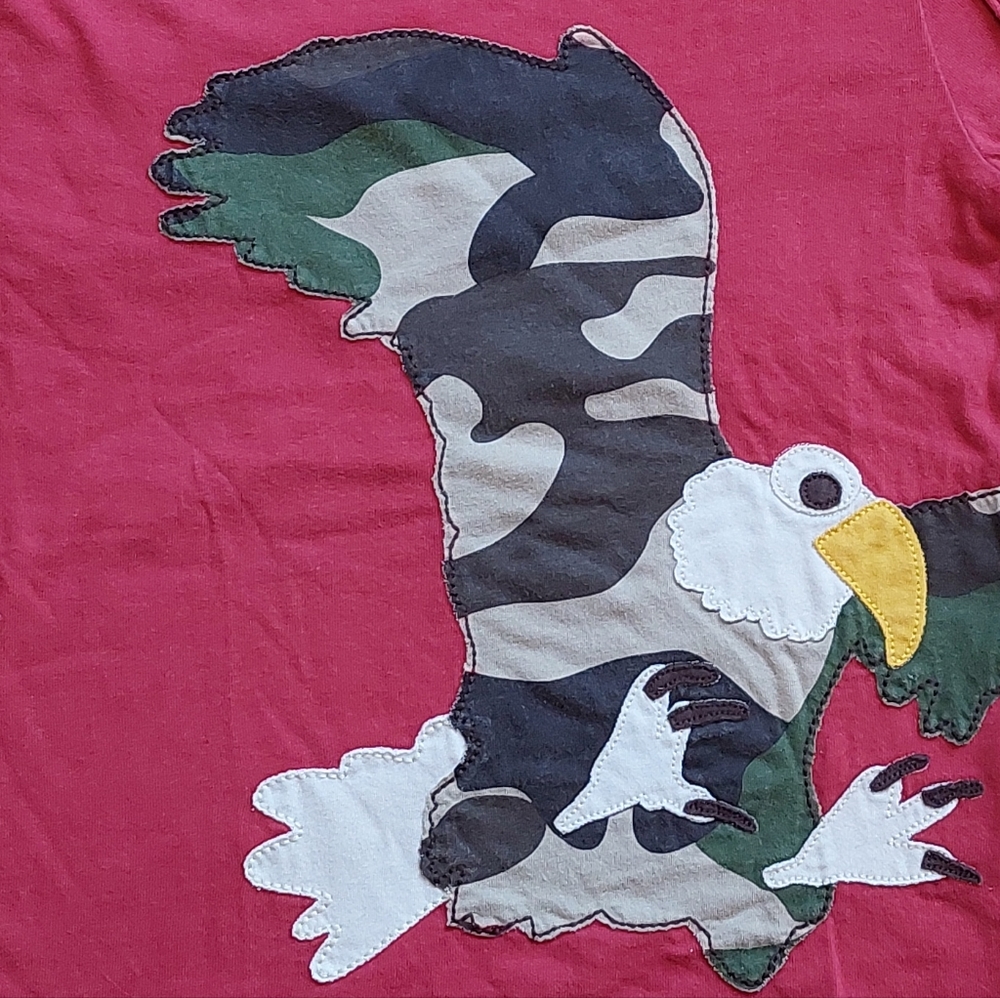 2011 vguc Mini Boden eagle tee 5-6 years